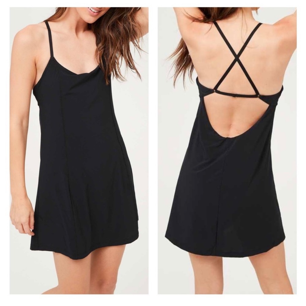 [Aerie] OFFLINE Athletic Dress in Black XL